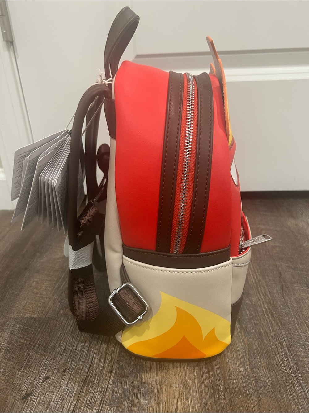 Loungefly Inside Out Exclusive Anger Cosplay Light Up Glow Mini Backpack NWT - Picture 6 of 8